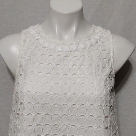 Maeve Anthropologie Monika Beaded Eyelet Embroidered Vacation Boho Tank Top XS - Picture 5 of 10